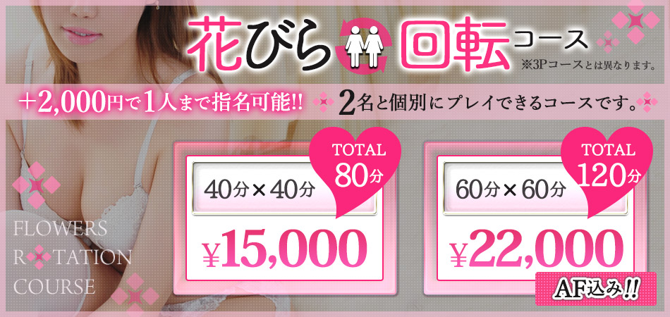 花びら回転コース